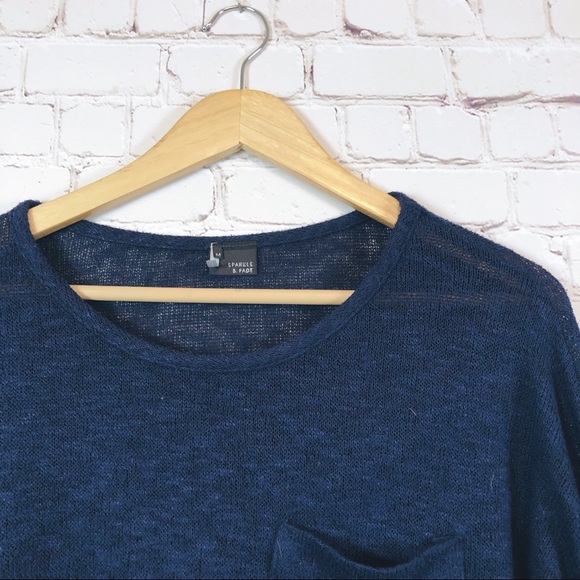 Sparkle & fade cropped sweater - Picture 2 of 4